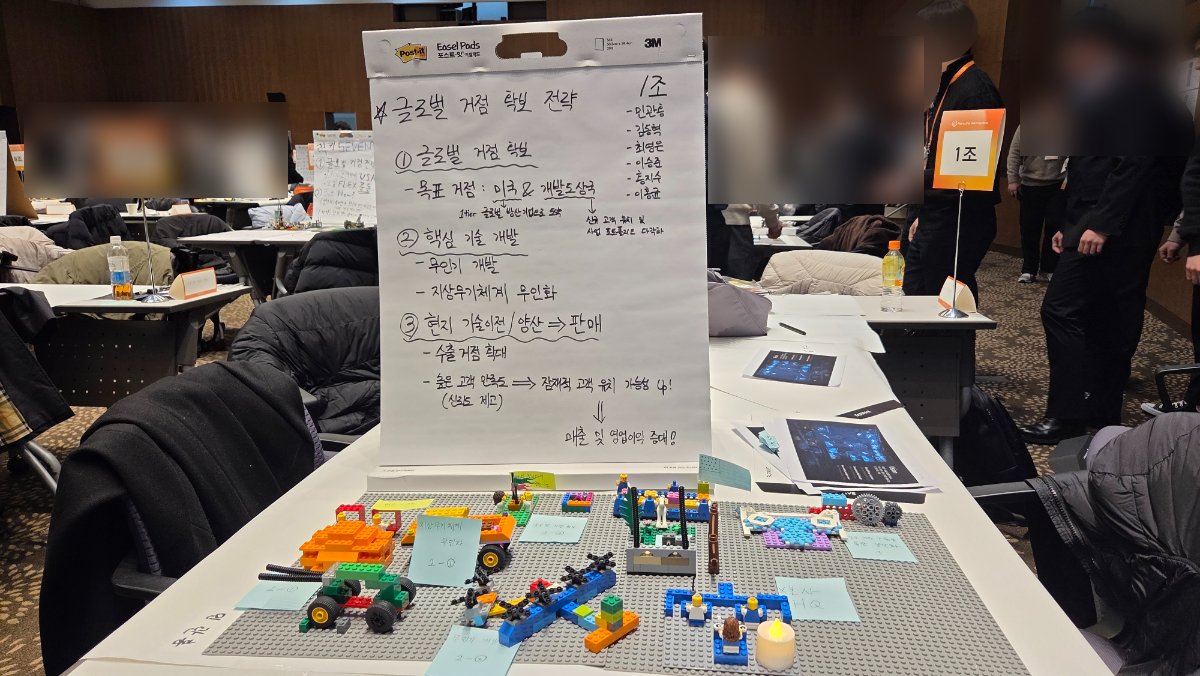 1조 글로벌 거점 확보 전략 이젤패드와 무인체계 레고 공유 모델